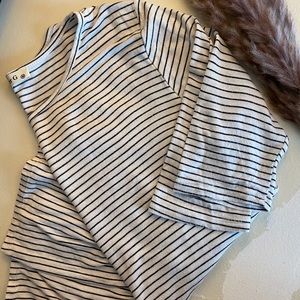 Striped Ruffled Top